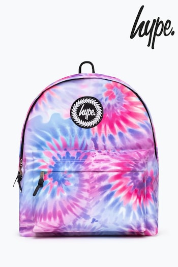 Hype. Blue Multi Swirl Tie Dye Backpack (D27683) | £30