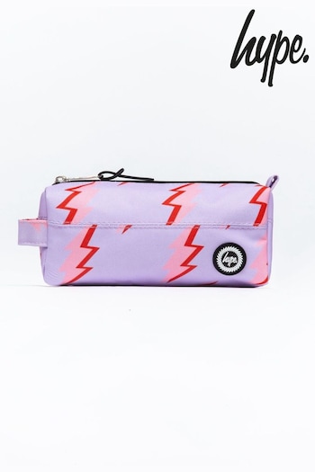 Hype. Purple Lightning Pencil Case (D27690) | £10