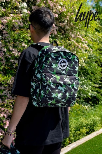 Hype. Green Camo Blur Backpack (D27709) | £30