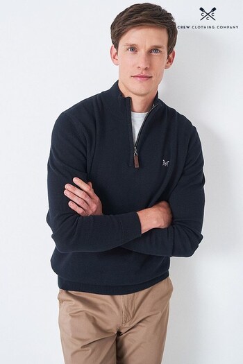 Crew Clothing Company Cotton Washed Black Casual Sweatshirt (D28031) | £70
