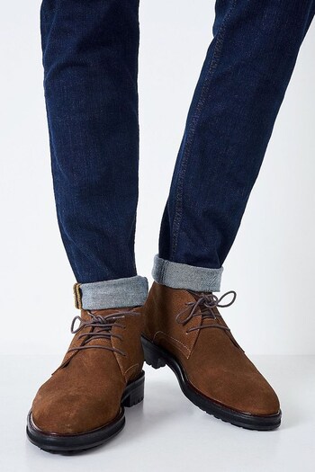 Crew Clothing Company Clothing Tan Brown Shoe Boots (D28070) | £120