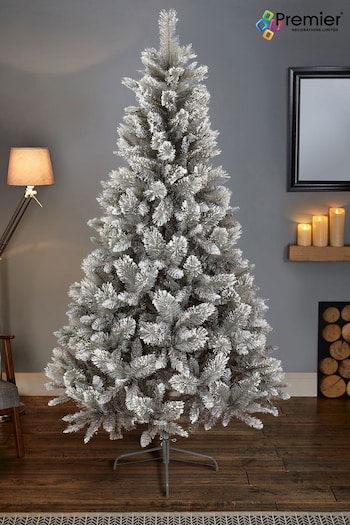 Premier Decorations Ltd 7ft Snow Tipped Fir Grey Christmas Tree With Cashmere Tips (D28133) | £250