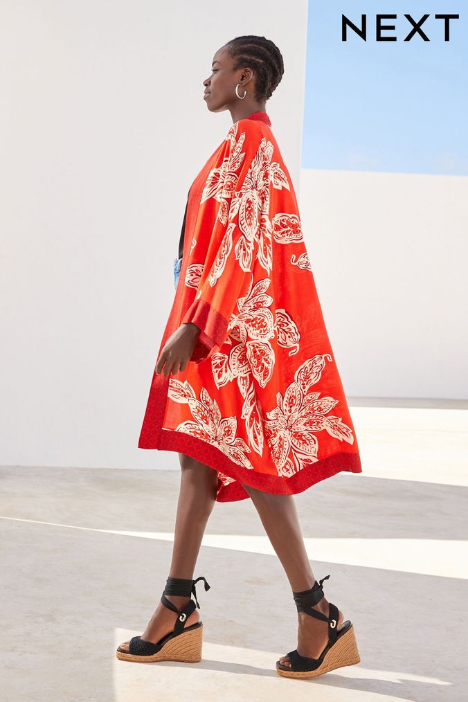 Short kimono sale cover up