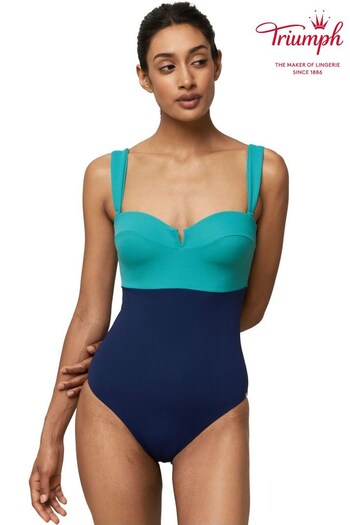 Triumph Padded Detachable Straps Swimsuit (D28485) | £74