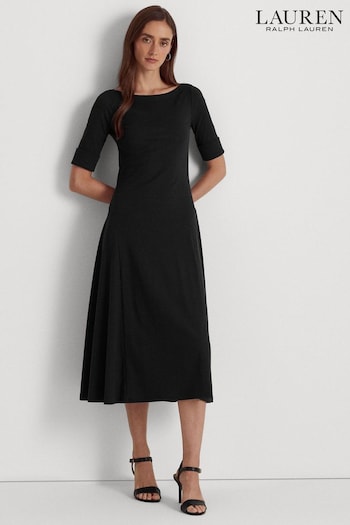 Lauren Ralph Lauren Navy Munzie Midi Dress (D28580) | £149