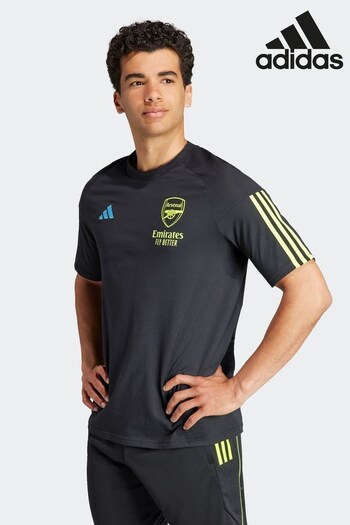 adidas Black Arsenal Tiro 23 Cotton T-Shirt (D28845) | £38