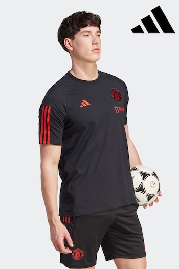 adidas Black Manchester United Tiro 23 Training T-Shirt (D28866) | £38
