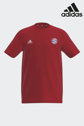 adidas Red Kids FC Bayern T-Shirt (D28909) | £20