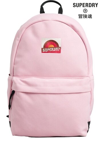 Superdry Pink Patch Montana Backpack (D29079) | £40