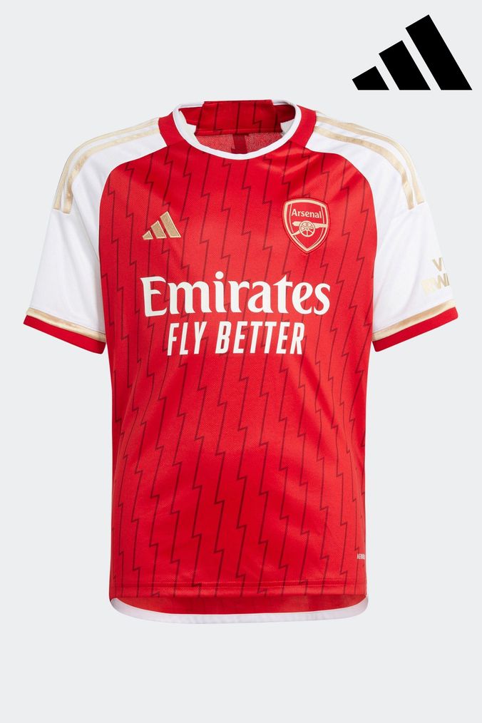 adidas Red Blank Arsenal 23/24 Home Jersey (D29680) | £55