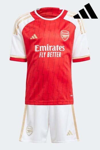 adidas leaves Red Arsenal 23/24 Home Mini Kit (D29681) | £50