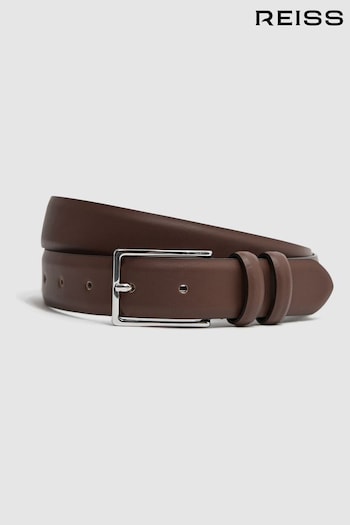 Reiss Tan Dante Smooth Leather Belt (D29792) | £55