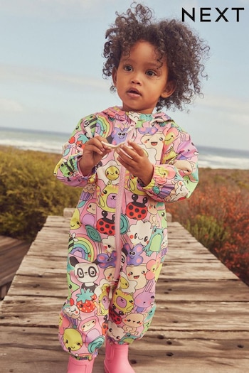 Multi Character Lightweight Waterproof Fleece Lined Character Printed Puddlesuit (3mths-7yrs) (D29822) | £22 - £26
