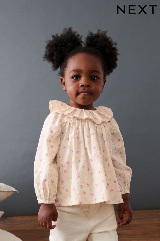 Girls cheap ruffle blouse