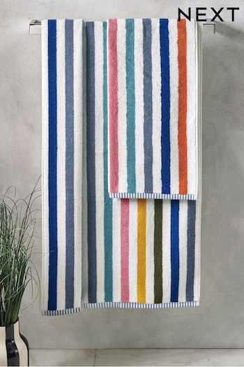 Rainbow Stripe Towel (D29834) | £8 - £18