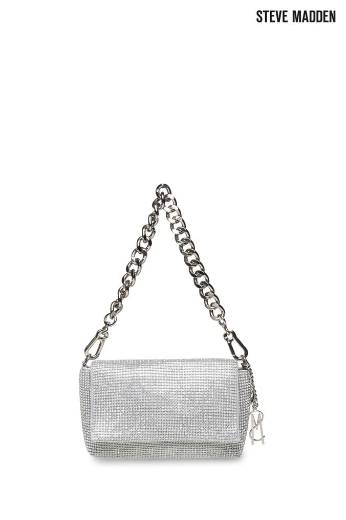 Steve madden silver clutch outlet
