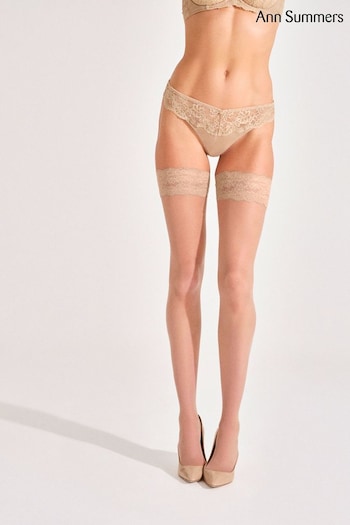 Ann Summers Nude Lace Top Hold-Ups (D29949) | £10
