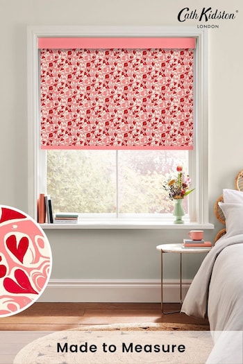 Cath Kidston Red Marble Hearts Made to Measure Roller Blinds (D30043) | £58