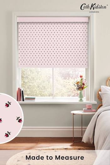 Cath Kidston Pink Rose Bud Made To Measure Roller Blinds (D30048) | £58