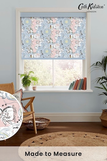 Cath Kidston Blue Power To The Peaceful Made To Measure Roller Blinds (D30051) | £58