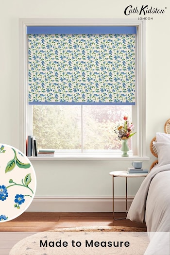 Cath Kidston Blue Forget Me Not Made to Measure Roller Blinds (D30061) | £58