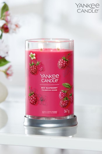 Yankee Candle Signature Large Tumbler Scented Candle, Red Raspberry (D30327) | £32