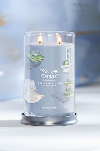 Yankee Candle Signature Large Tumbler Scented Candle, A Calm & Quiet Place (D30336) | £32