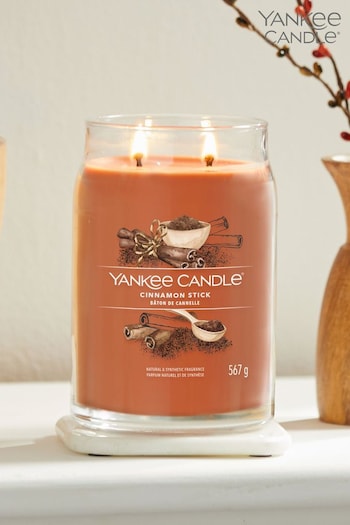 Yankee Candle Signature Large Jar Scented Candle, Cinnamon Stick (D30348) | £30