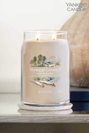 Yankee Candle Signature Large Jar Scented Candle, Seaside Woods (D30371) | £30