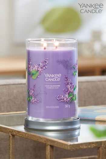 Yankee Candle Signature Large Tumbler Scented Candle, Lilac Blossoms (D30403) | £32