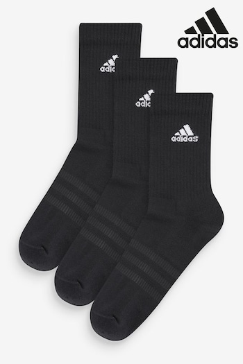 adidas Black Adult Light Low Socks 3 Pairs (D30474) | £12