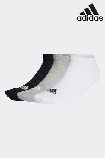 adidas Multi Adult Cushioned Low-Cut Socks 3 Pairs (D30493) | £10