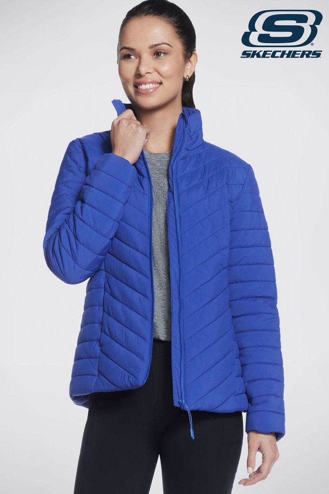 Skechers jacket sales womens blue