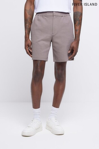 River Island Brown Twill Shorts (D30721) | £29
