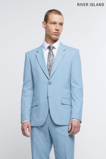 River Island Blue Suit Jacket (D30741) | £95