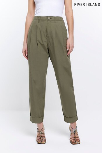 River Island Green Chinos (D30778) | £37