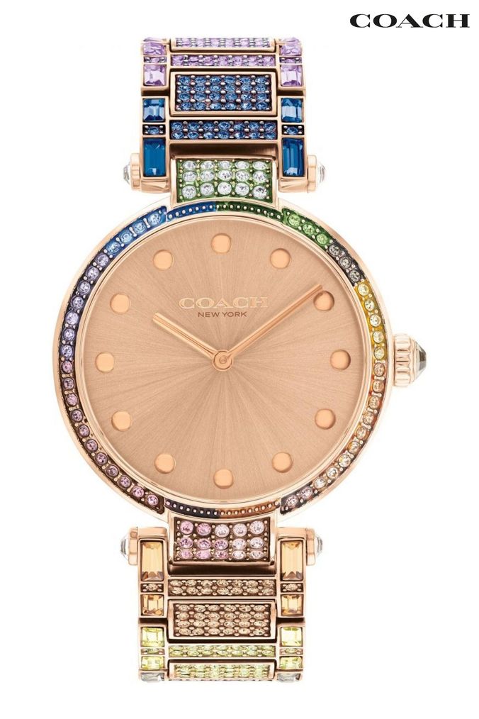 Pink coach sales watches ladies