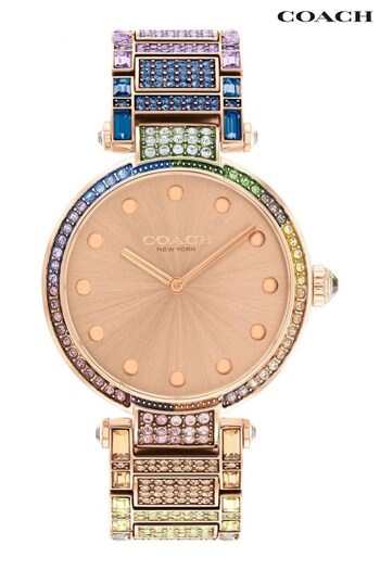 COACH Ladies Pink Cary Watch (D30781) | £475