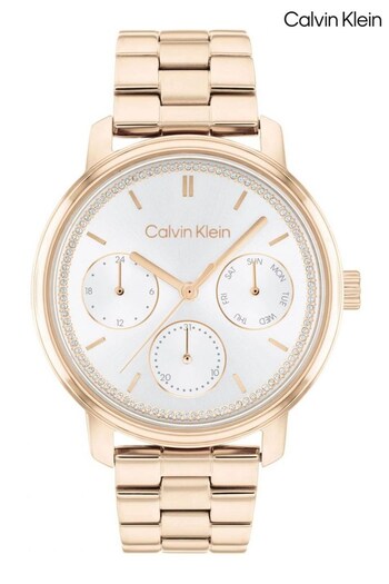 Calvin Klein Ladies Pink Shimmer Watch (D30800) | £229
