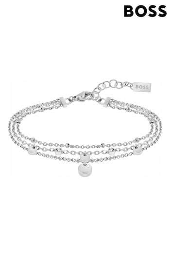 BOSS Silver Jewellery Ladies  Iris Bracelet (D30841) | £69