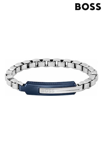 BOSS Silver Jewellery Gents  Orlado Bracelet (D30855) | £69