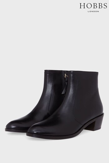 Hobbs Shona Ankle Black Boots (D30889) | £169