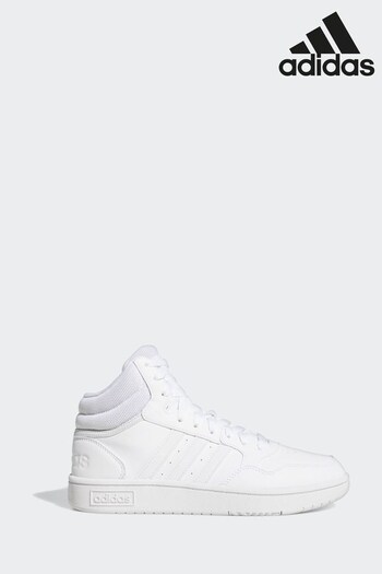 adidas White Hoops 3.0 Shoes (D32056) | £65