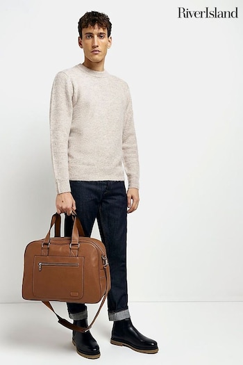 River Island Brown Light Holdall (D32128) | £55