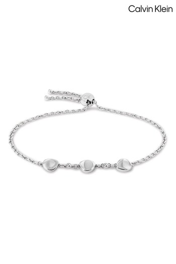 Calvin Klein Ladies Silver Tone Jewellery Enchant Fascinate Bracelet (D32224) | £69