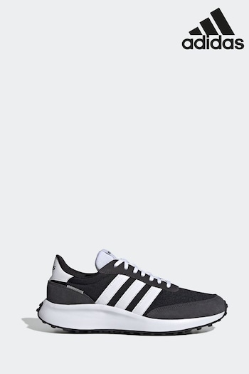 adidas Black Sportswear Run 70S Lifestyle Running Trainers (D32234) | £60