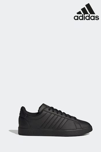 adidas Black Grand Court 2.0 Trainers (D32238) | £70