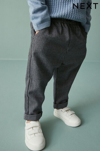 Black/White Dogtooth Cosy Pull On Trousers Fit (3mths-7yrs) (D32296) | £14 - £16