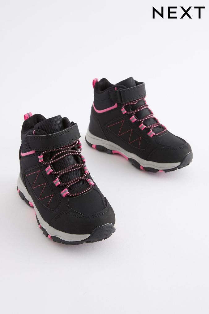 Girls black boots 2024 next