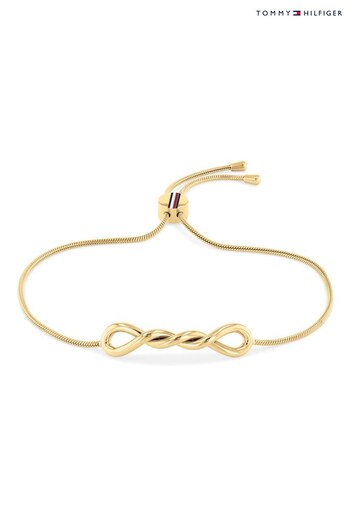 Tommy Hilfiger Jewellery Ladies Gold Tone Twist Bracelet (D32475) | £69